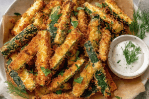 Lazy Zucchini Fries