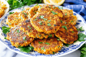 Lentil and Sweet Potato Patties