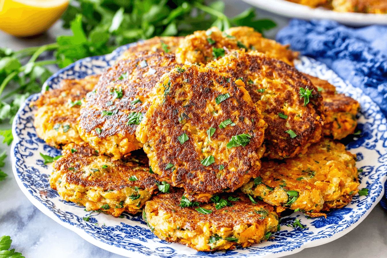 Lentil and Sweet Potato Patties Recipe