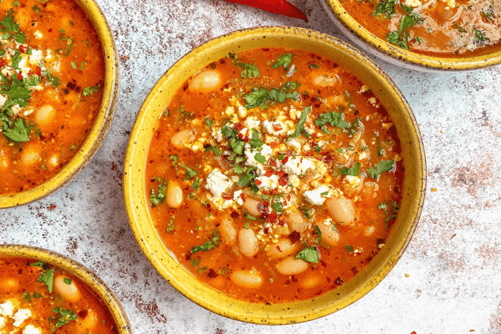Mediterranean White Bean Soup Recipe