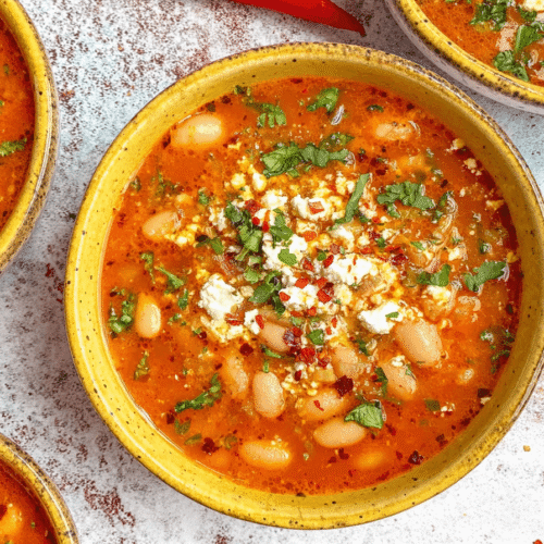Mediterranean White Bean Soup Recipe