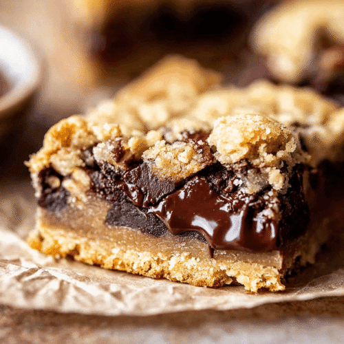 Oatmeal Chocolate Pecan Fudge Bars Recipe