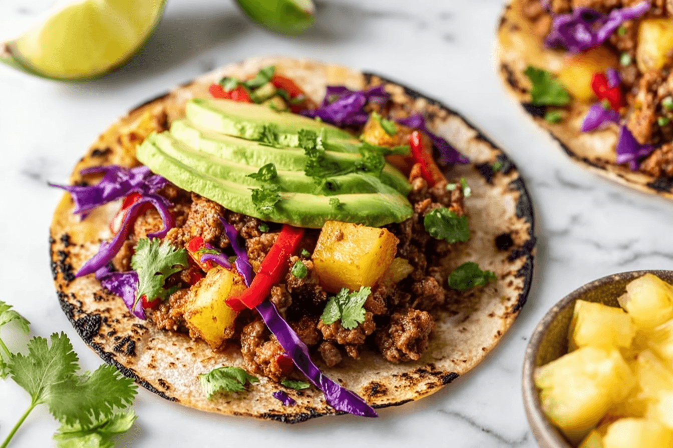 Pineapple Turkey Tacos Recipe