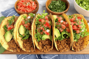 Quinoa Lentil Vegan Taco Meat
