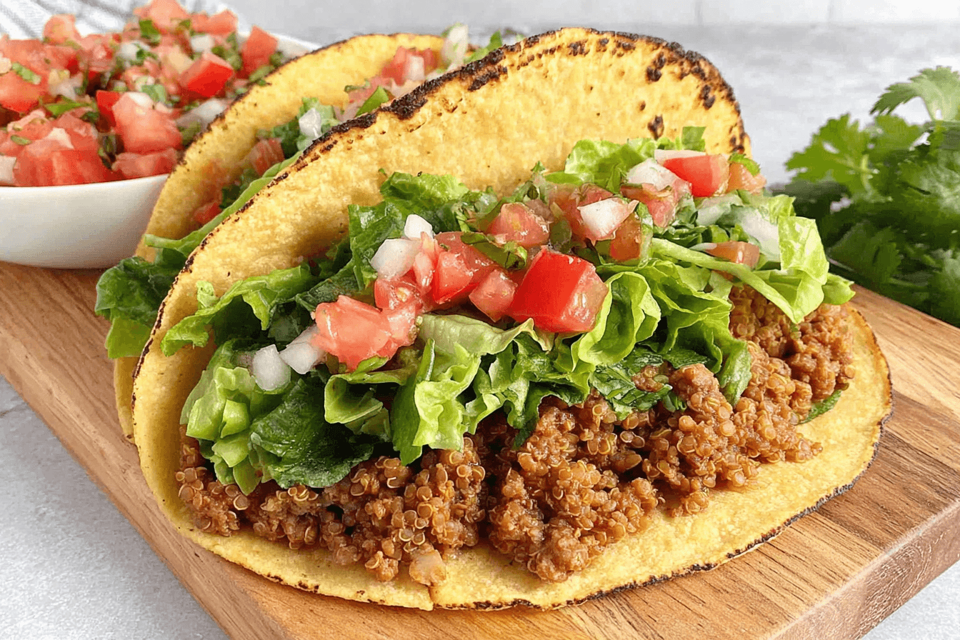 Quinoa Lentil Vegan Taco Meat Recipe