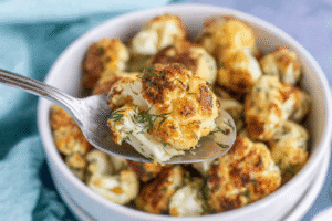 Roasted Dijon Cauliflower