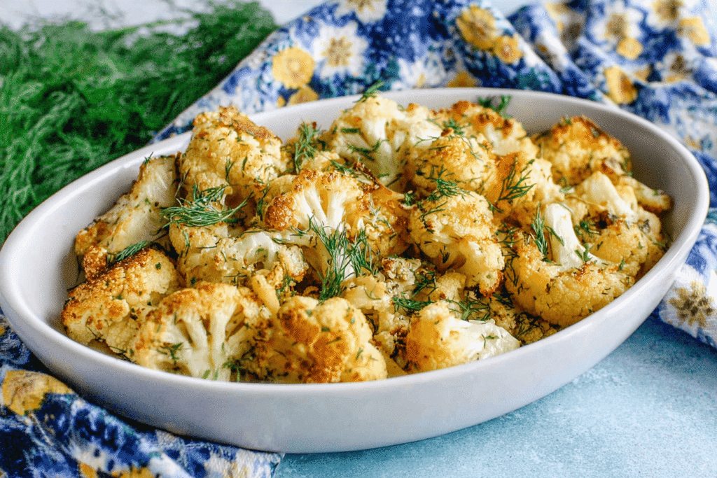 Roasted Dijon Cauliflower Recipe