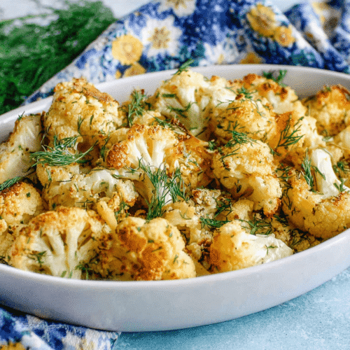 Roasted Dijon Cauliflower Recipe