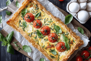 Savory Tomato Basil Tart Delight