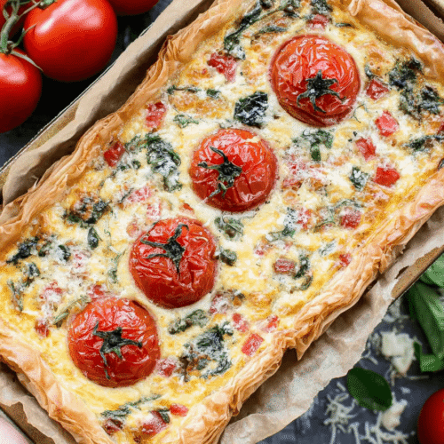 Savory Tomato Basil Tart Delight Recipe