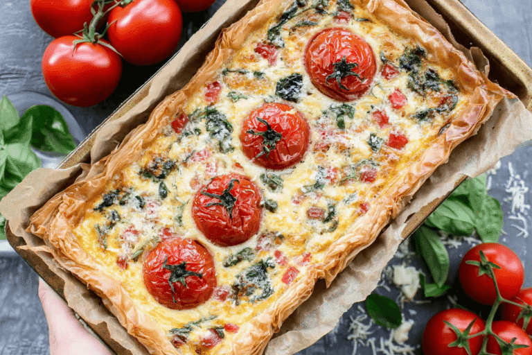 Savory Tomato Basil Tart Delight Recipe