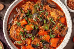 Slow Cooker Korean Chicken Stew