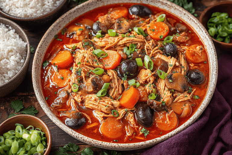 Slow Cooker Korean Chicken Stew Recipe