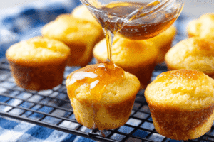 Southern-Style Honey Butter Cornbread Poppers