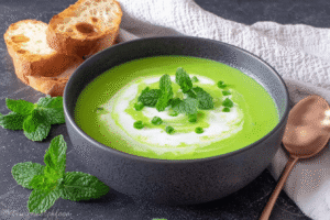 Spring Pea Mint Soup