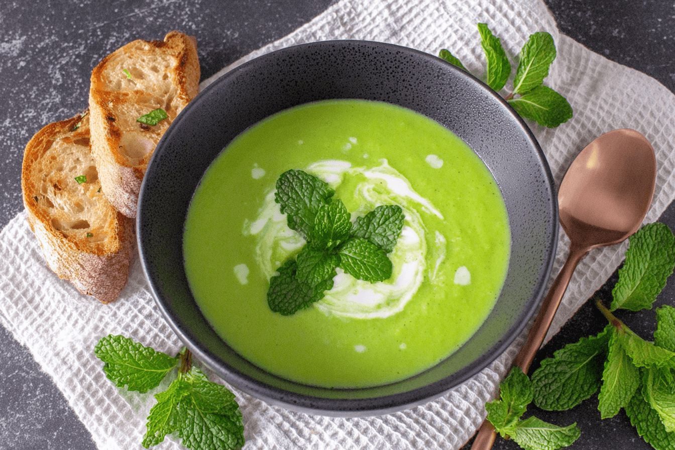 Spring Pea Mint Soup Recipe